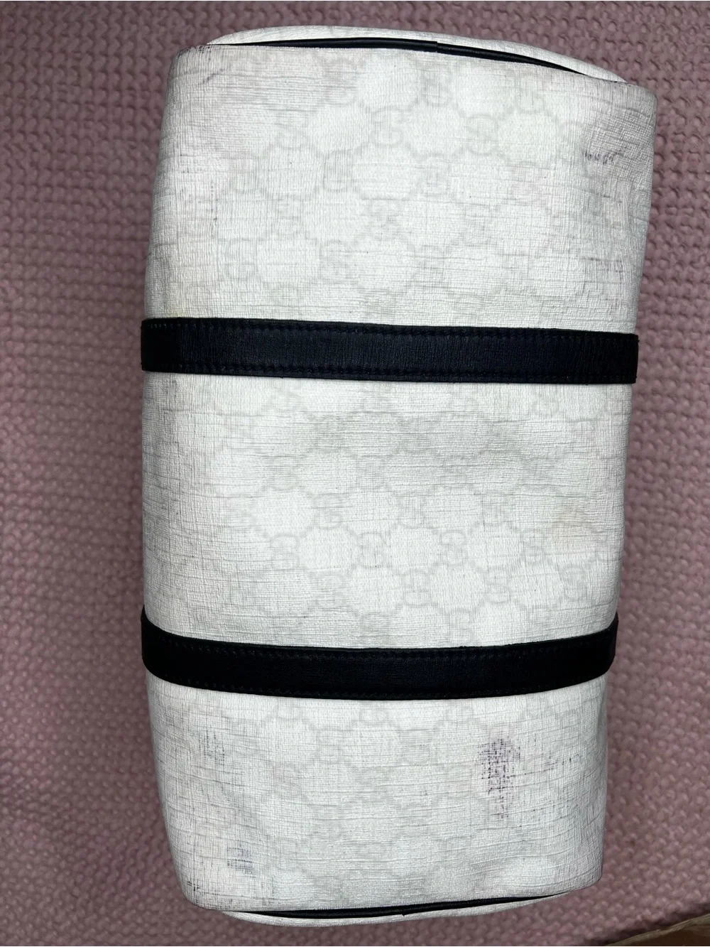 Gucci Joy Medium Boston White GG Supreme Bag 193603
